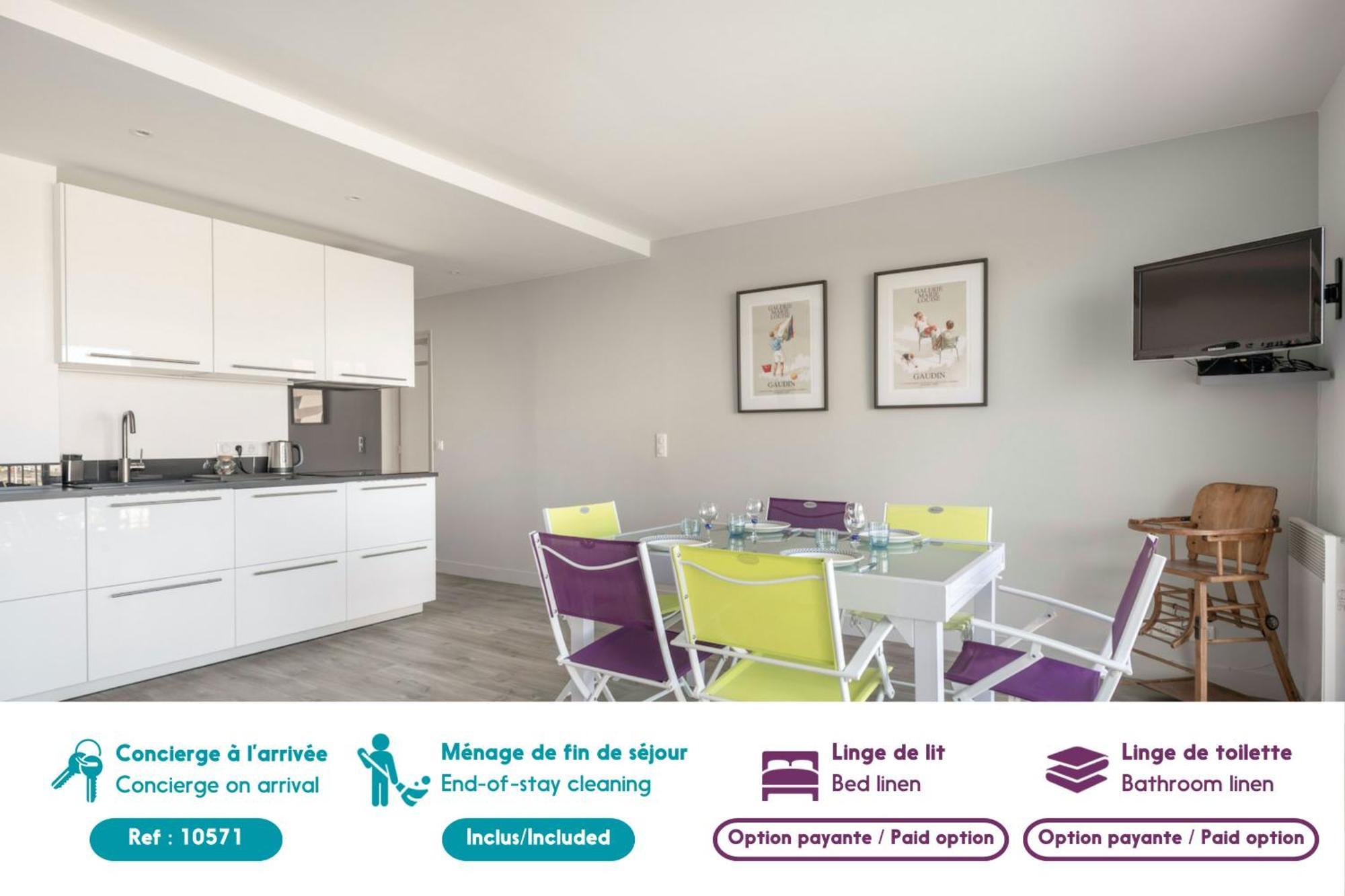 Appartement pour 4 personnes avec vue sur la marina de Pornichet Extérieur photo